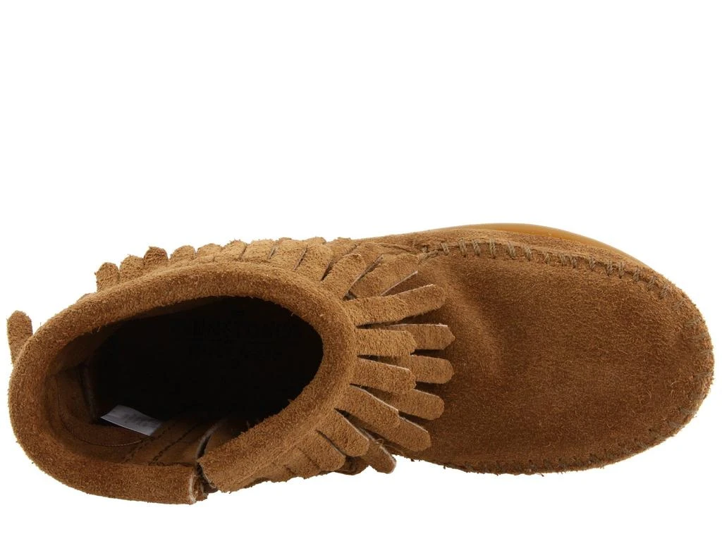商品Minnetonka|Side Zip Double Fringe (Toddler/Little Kid/Big Kid),价格¥421,第2张图片详细描述