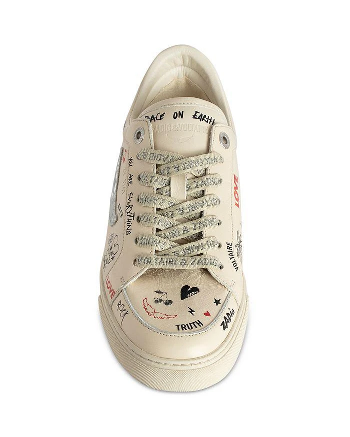 商品ZADIG & VOLTAIRE|Women's Fly On Love Tag Sneakers,价格¥2418,第4张图片详细描述