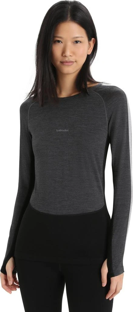 商品Icebreaker|200 ZoneKnit Merino Long Sleeve Crewe Thermal Top - Women's,价格¥849,第3张图片详细描述