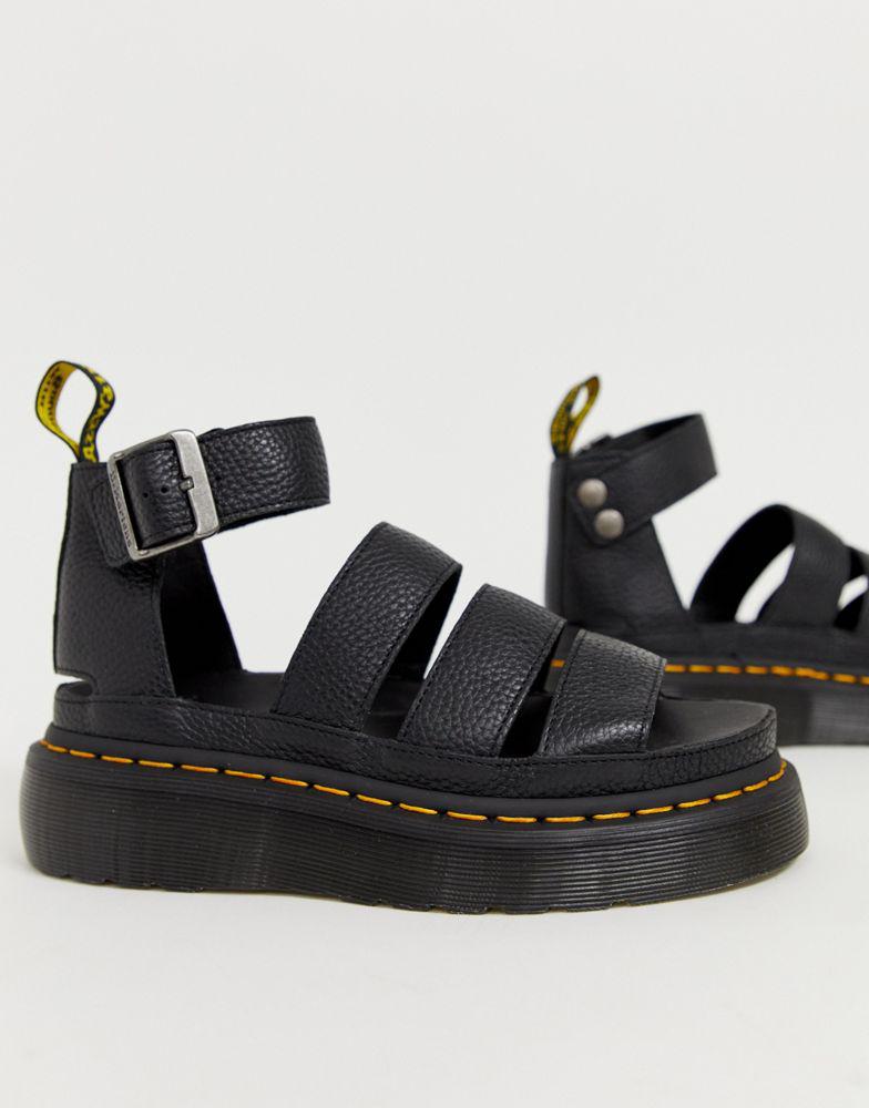 Dr Martens Clarissa II quad chunky sandals in black商品第2张图片规格展示