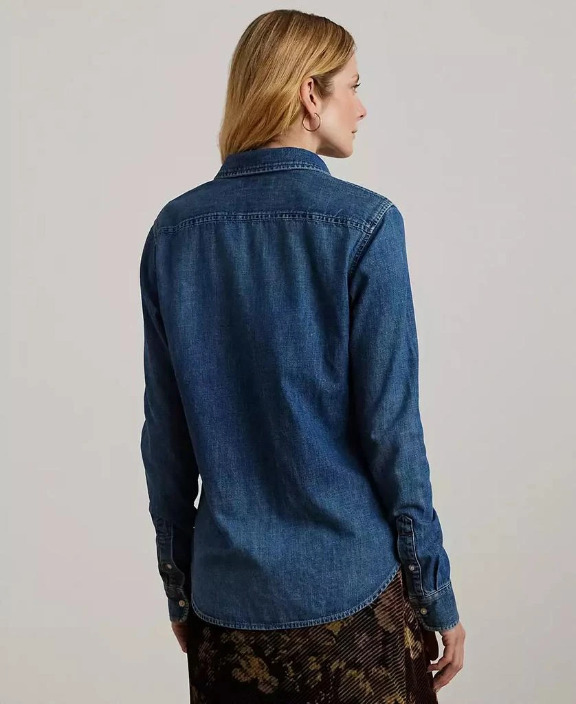 商品Ralph Lauren|Women's Straight-Fit Denim Shirt,价格¥900,第2张图片详细描述