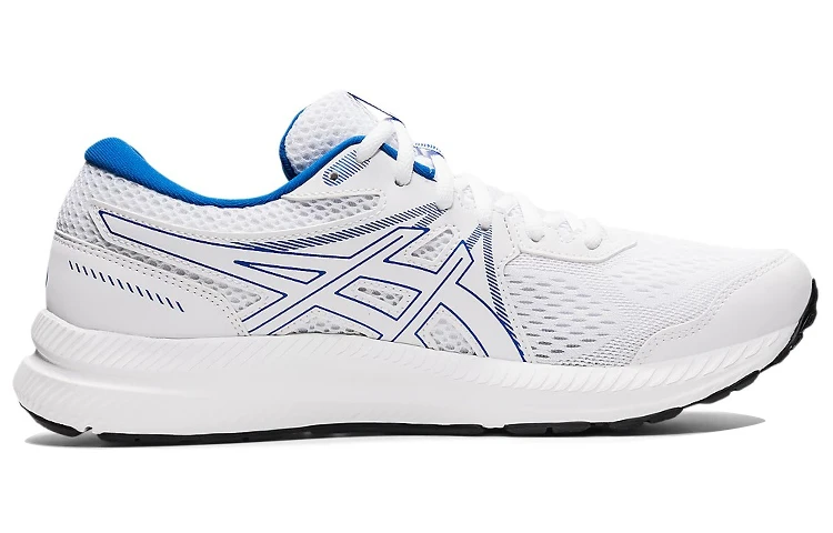 商品[国内直发] Asics|Gel-Contend 7 低帮 跑步鞋 男款 白蓝,价格¥838,第3张图片详细描述