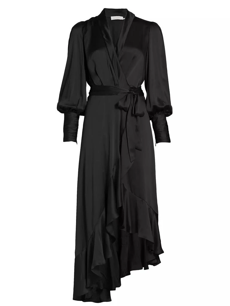 商品Zimmermann|Silk Wrap Midi-Dress,价格¥4879,第1张图片