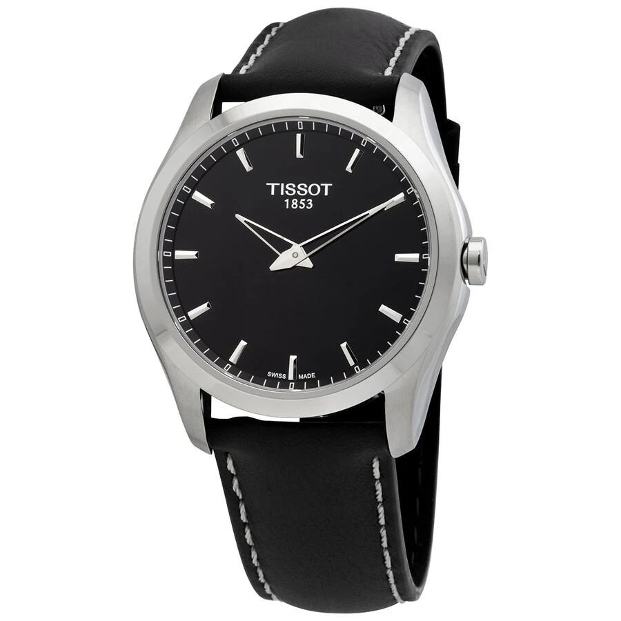 商品Tissot|Couturier Quartz Black Dial Men's Watch T0354461605102,价格¥1442,第1张图片