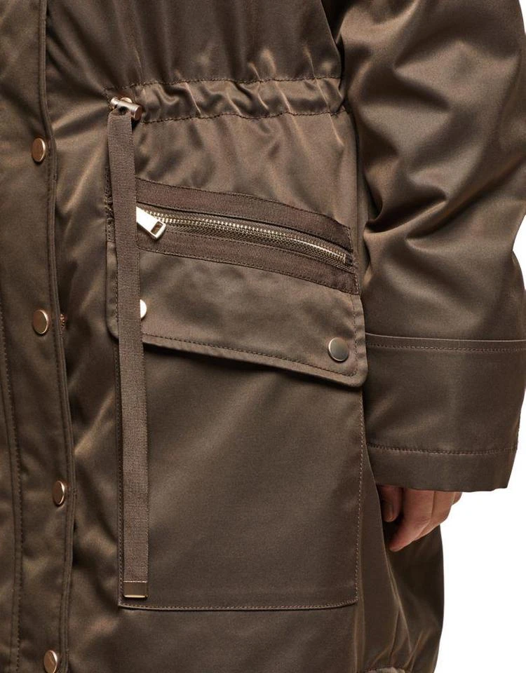 商品Miss Selfridge|Luxe Faux Fur-Trimmed Parka,价格¥834,第4张图片详细描述