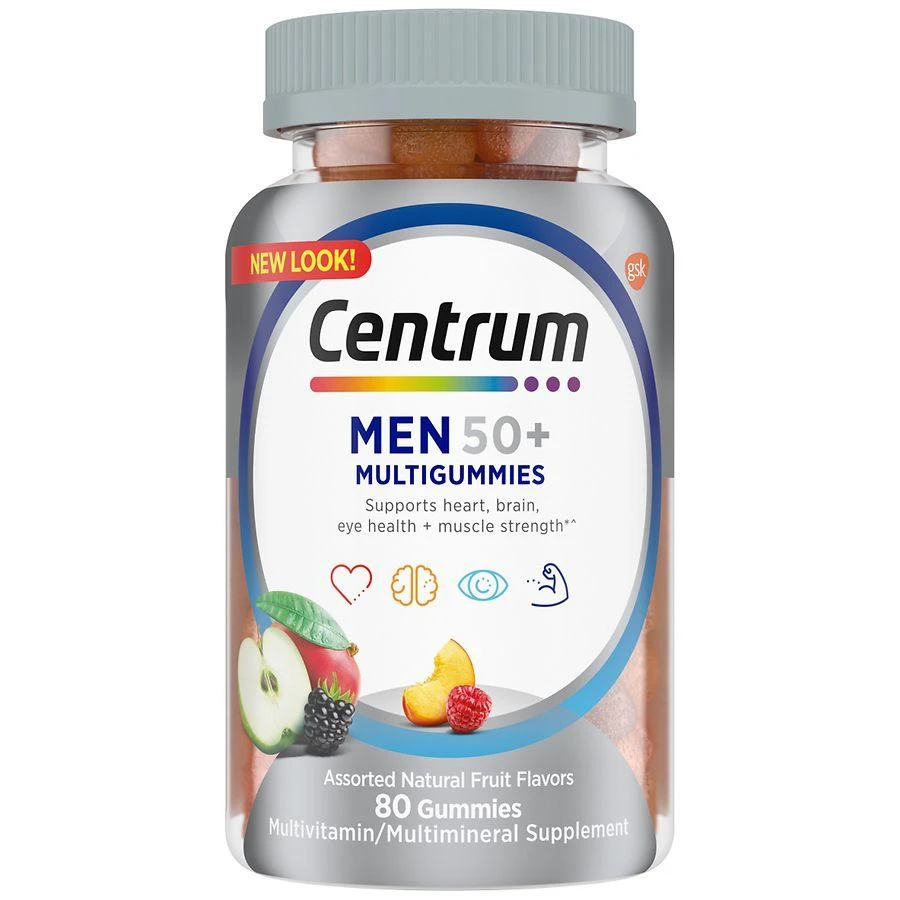 商品Centrum|男士多维软糖适用年龄50+ 什锦水果味,价格¥126,第1张图片