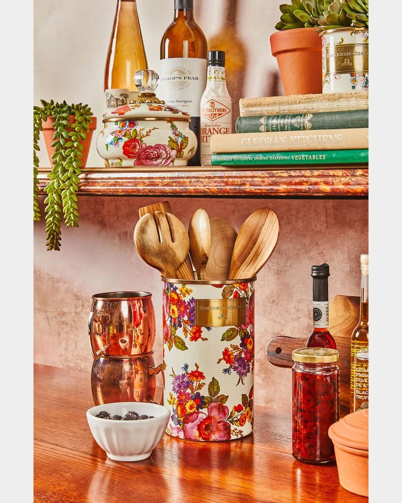 商品MacKenzie-Childs|Flower Market White Utensil Holder,价格¥760,第5张图片详细描述