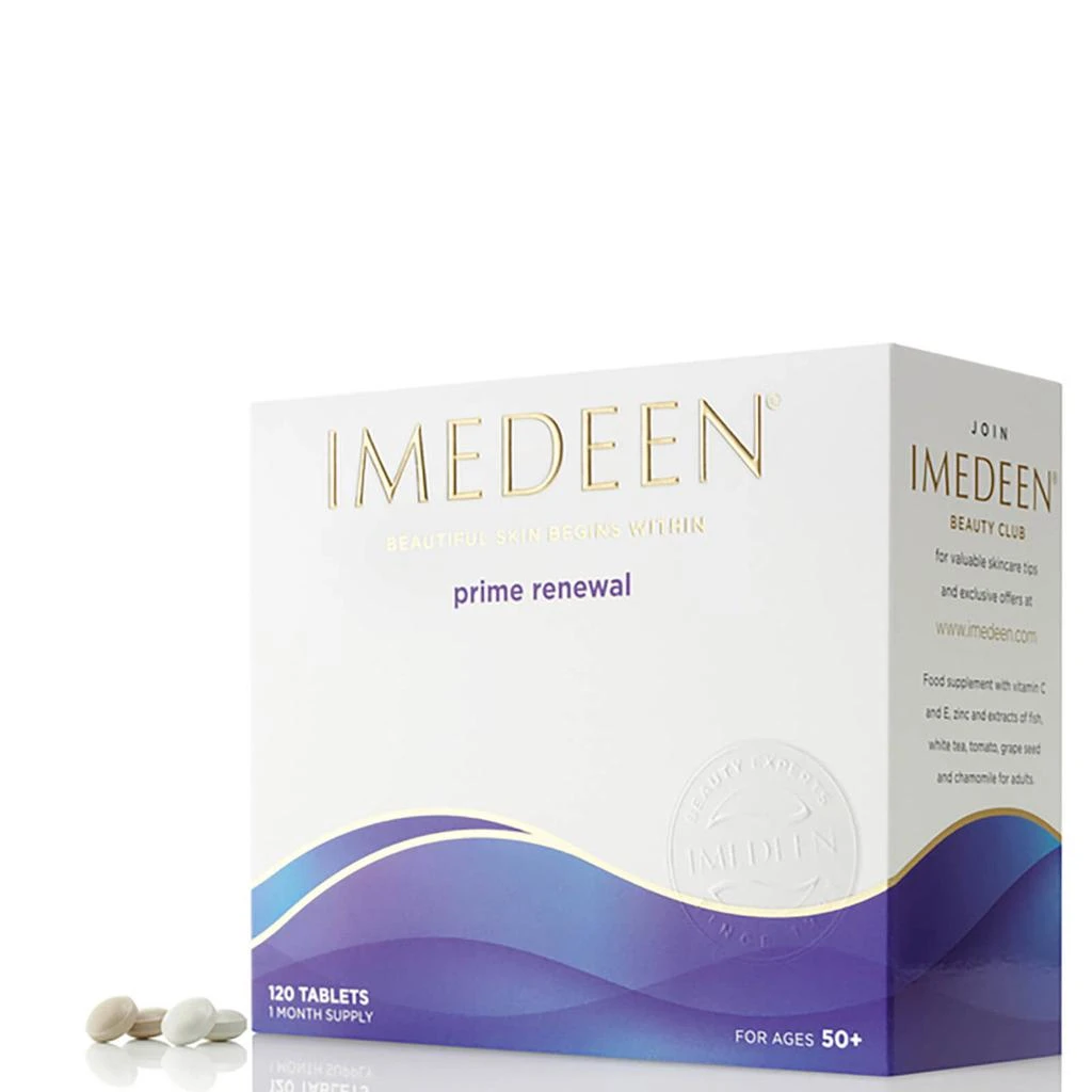 商品Imedeen|Imedeen Prime Renewal Beauty & Skin Supplement, contains Vitamin C and Zinc, 120 Tablets, Age 50+,价格¥611,第1张图片