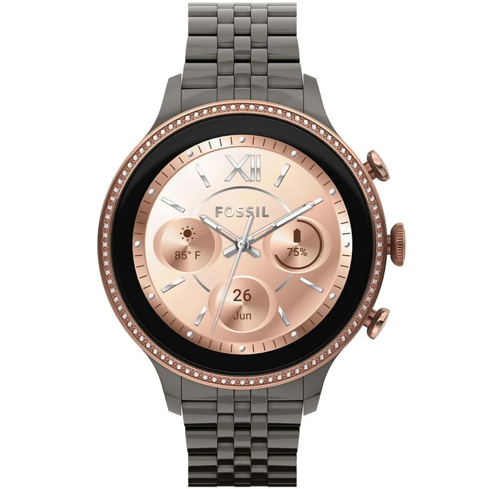 商品Fossil|Women's Gen 6 Smoke Bracelet Smartwatch 42mm,价格¥1839,第1张图片