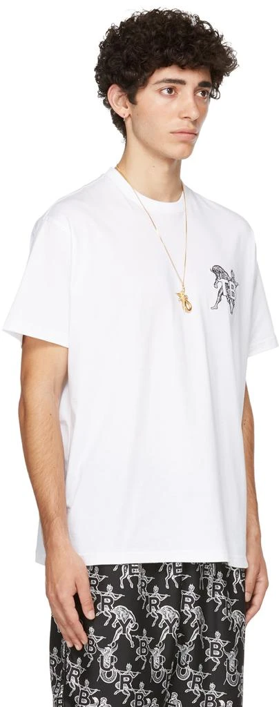 商品Burberry|白色 Mythical Alphabet 系列 Small TB 有机棉 T 恤,价格¥3944,第2张图片详细描述