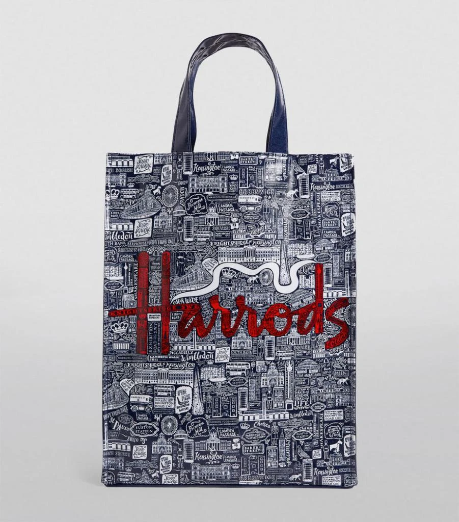 商品Harrods|Medium Picture Font Shopper Bag,价格¥371,第3张图片详细描述