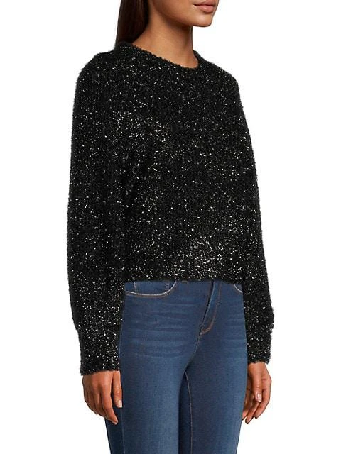 商品Tahari|Metallic Tinsel Sweater,价格¥496,第4张图片详细描述