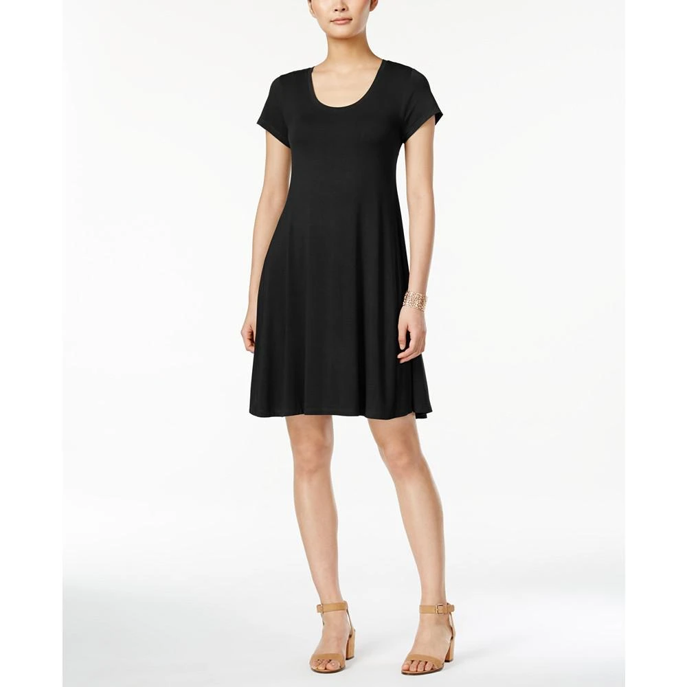 商品Style & Co|Women's Short-Sleeve A-Line Dress, Created for Macy's,价格¥104,第1张图片