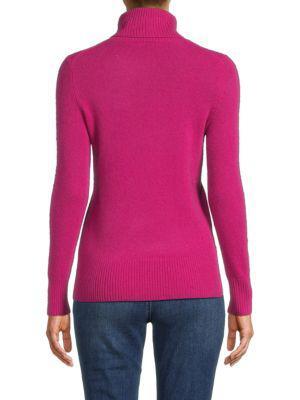 商品Saks Fifth Avenue|Ribbed Trim ​Turtleneck Cashmere Sweater,价格¥735,第2张图片详细描述
