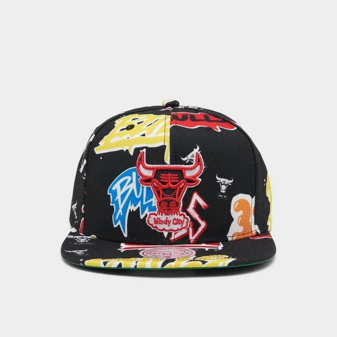 Mitchell & Ness Chicago Bulls NBA Sticker Pack Hardwood Classics Snapback Hat 商品