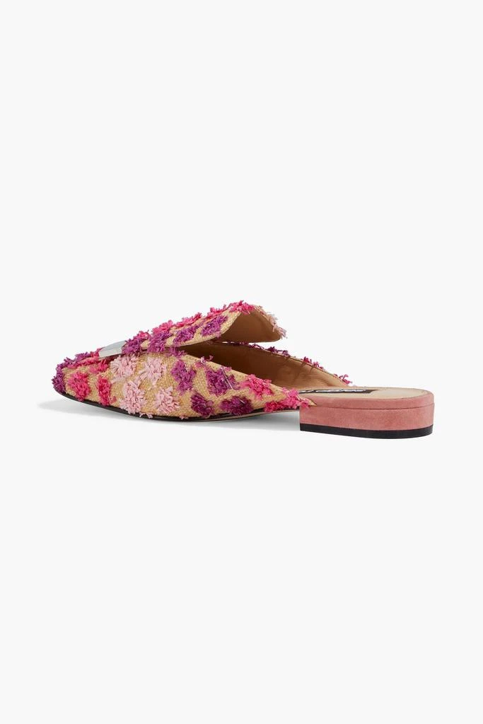 商品Sergio Rossi|sr1 embellished raffia slippers,价格¥1080,第3张图片详细描述