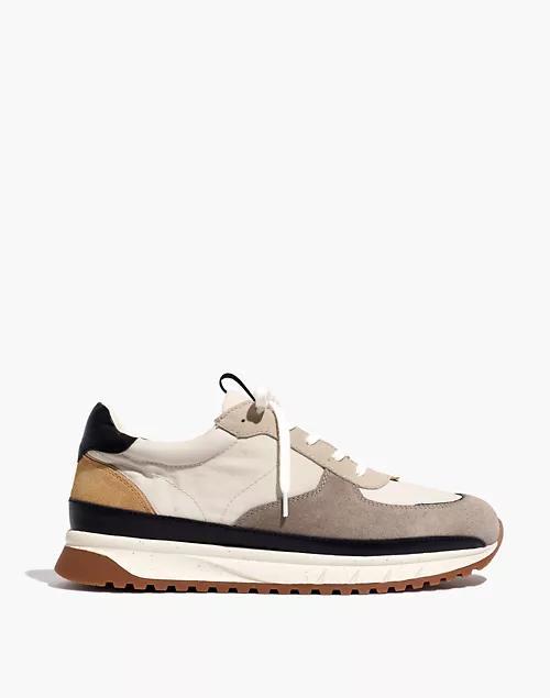 商品Madewell|Kickoff Trainer Sneakers in (Re)sourced Canvas and Suede,价格¥717,第1张图片