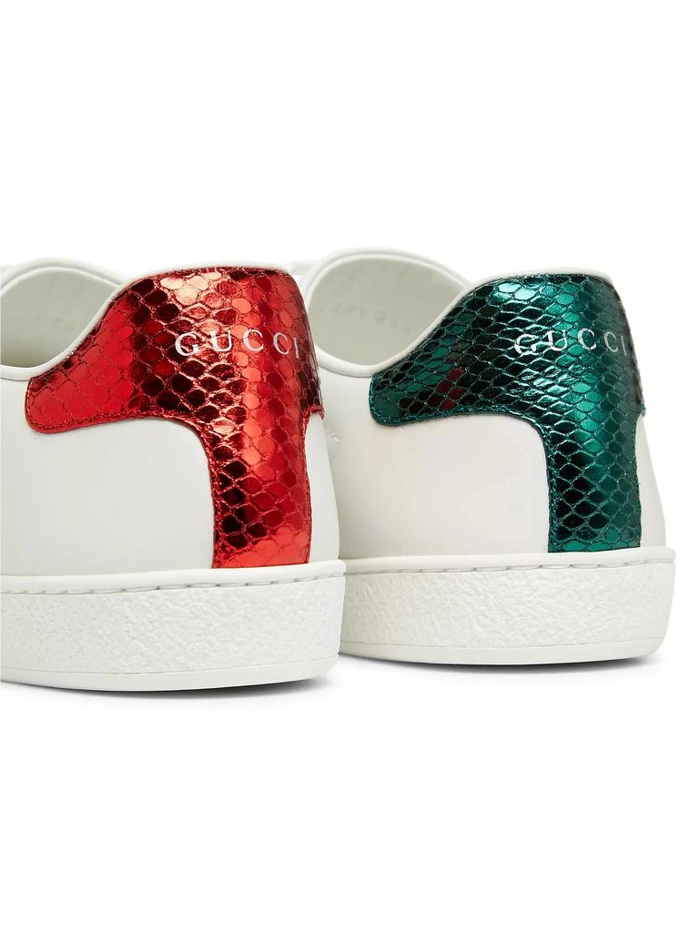 商品Gucci|New Ace Bee Embroidered Sneakers,价格¥6699,第3张图片详细描述