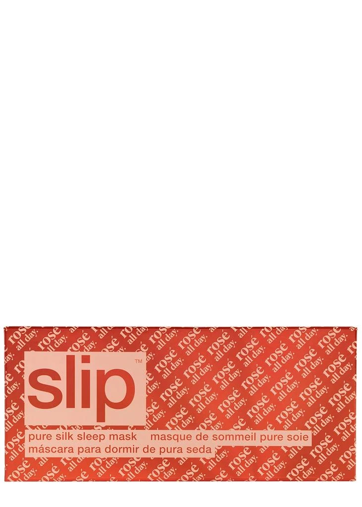 商品Slip|Rosé All Day Pure Silk Sleep Mask,价格¥430,第2张图片详细描述