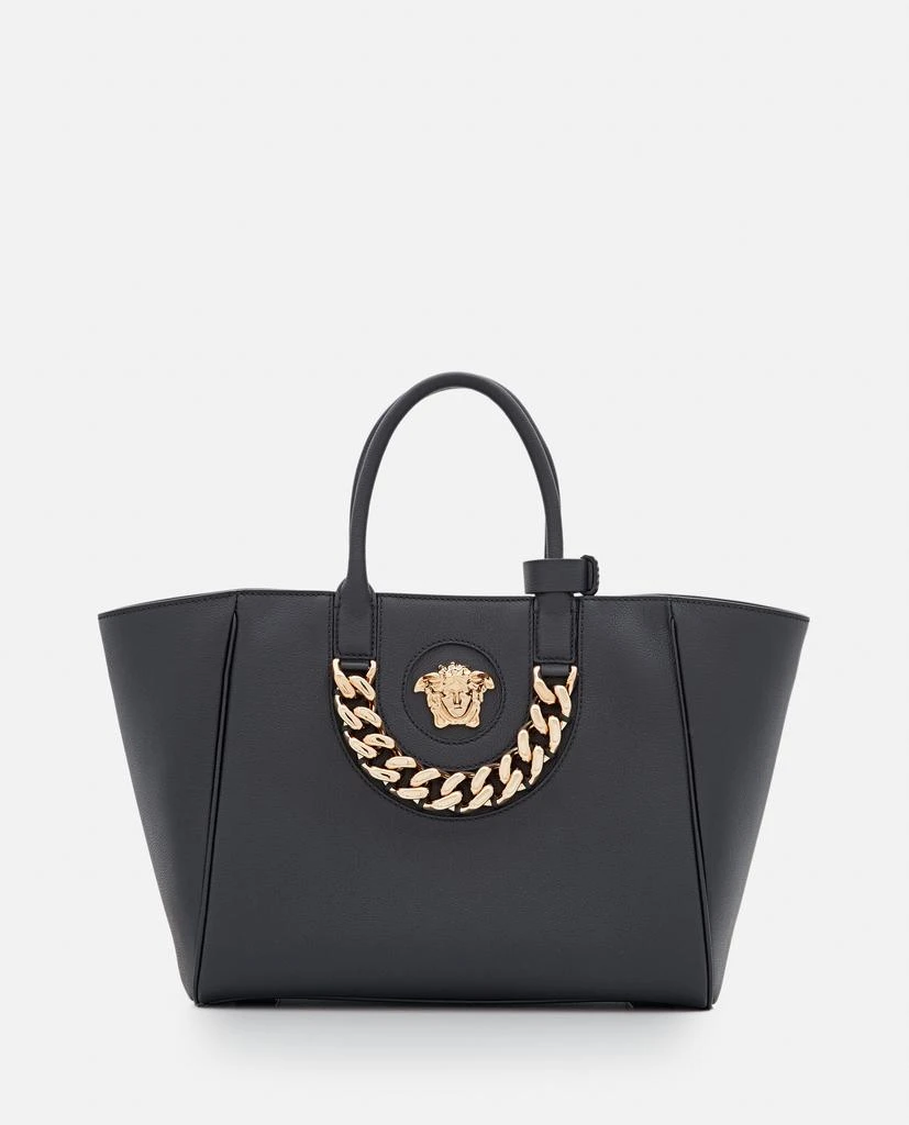 商品Versace|MEDUSA LEATHER SHOULDER BAG,价格¥17863,第1张图片