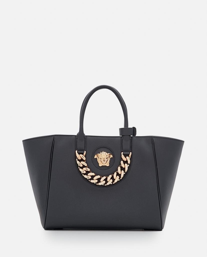 商品Versace|MEDUSA LEATHER SHOULDER BAG,价格¥17057,第1张图片