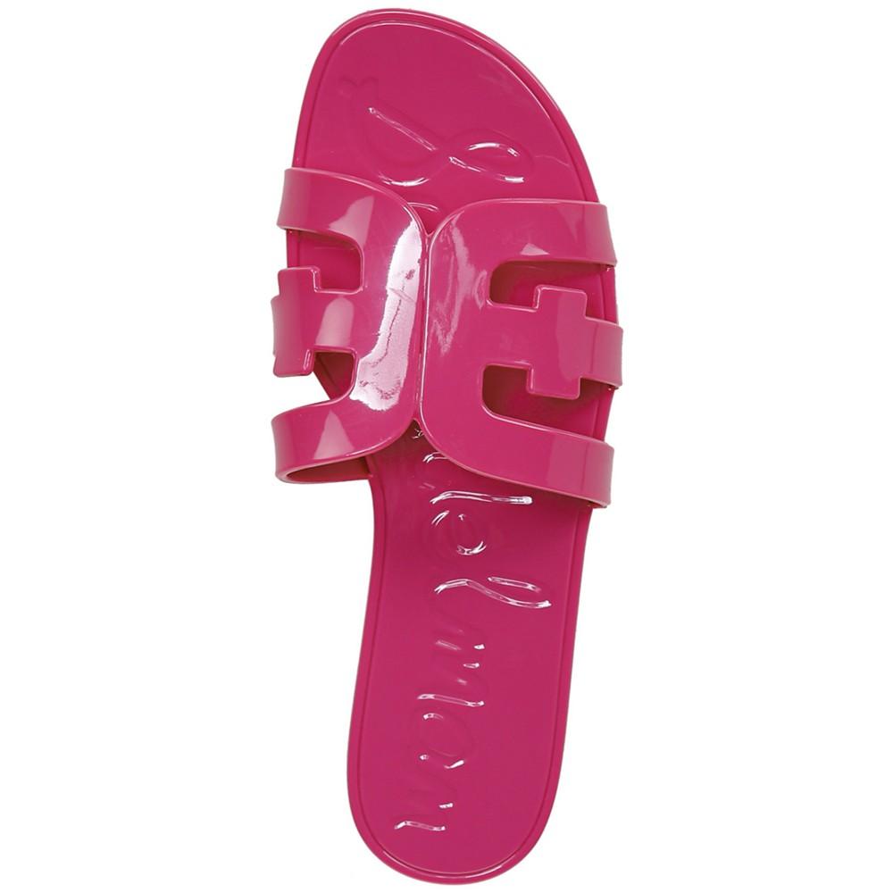 Women's Bay Logo Emblem Jelly Slide Sandals商品第4张图片规格展示