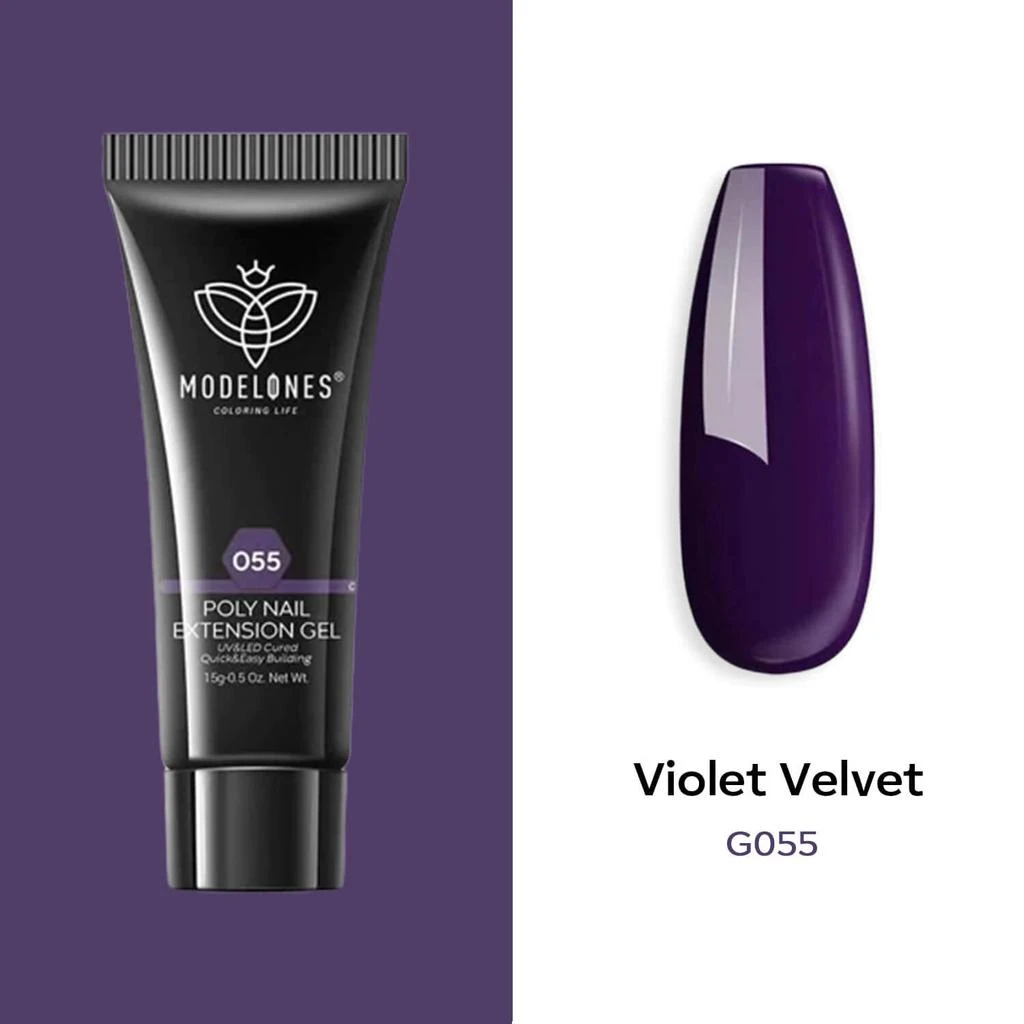 商品[国内直发] MODELONES|Violet Velvet - Poly Nail Gel  (15g),价格¥45,第1张图片