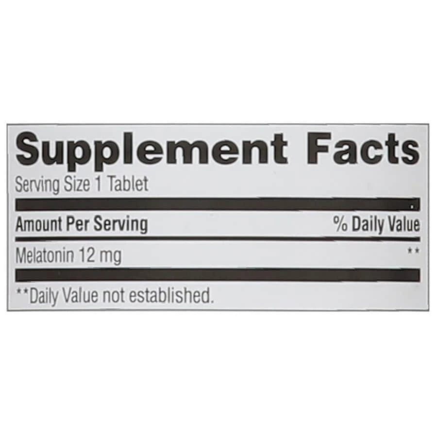 商品Walgreens Free & Pure|Quick Dissolve Melatonin 12 mg Tablets Cherry,价格¥126,第4张图片详细描述