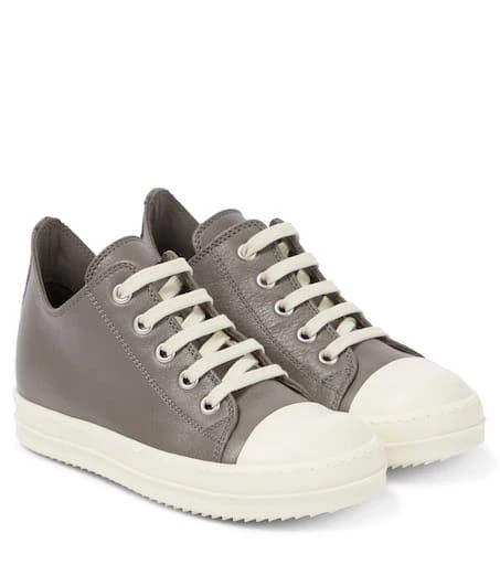 商品Rick Owens|Strobe leather sneakers,价格¥3851,第1张图片