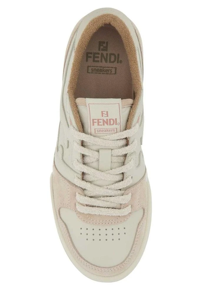 商品Fendi|Fendi Round Toe Lace-Up Sneakers,价格¥4165,第3张图片详细描述