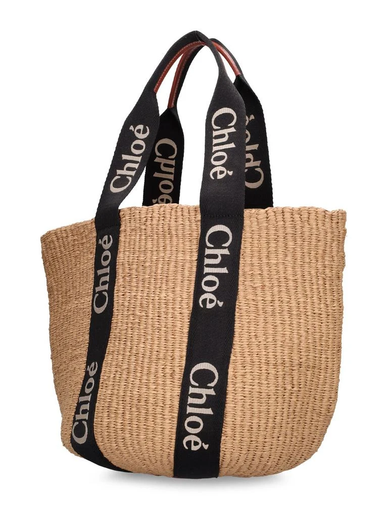 商品Chloé|Large Woody Paper Tote Bag,价格¥7263,第2张图片详细描述