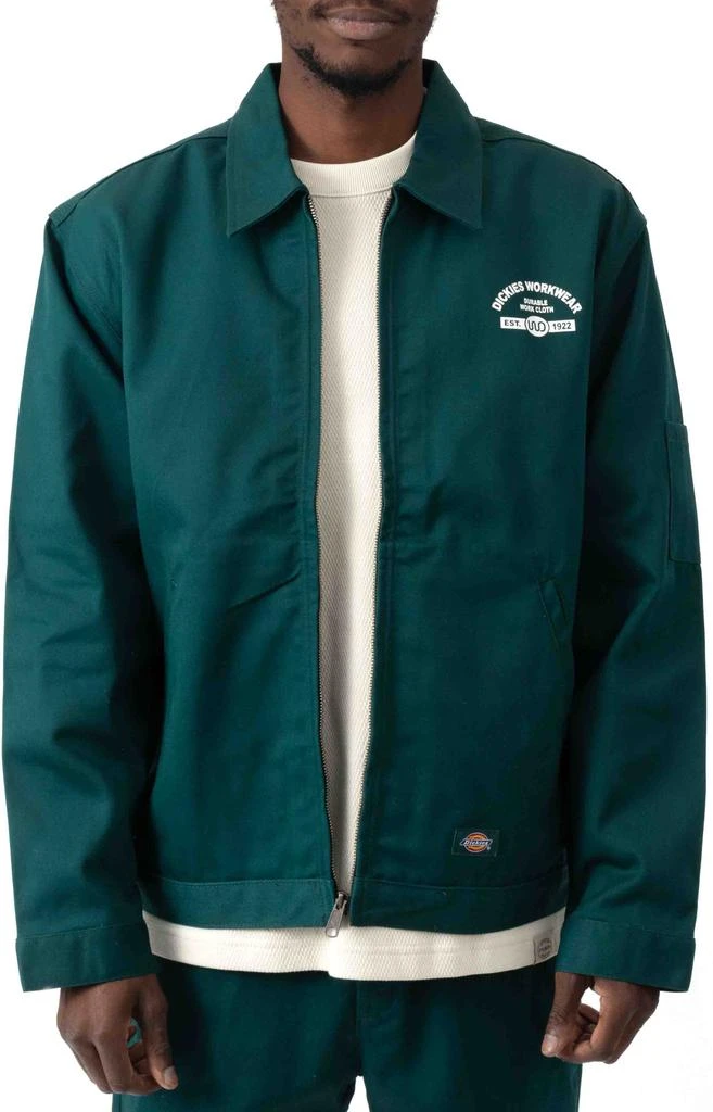商品DICKIES|(JTR05FT) Unlined Graphic Eisenhower Jacket - Forest Green,价格¥367,第1张图片