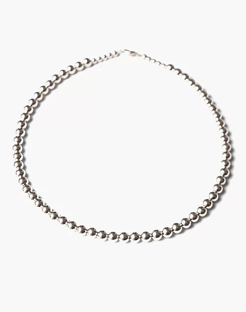 Charlotte Cauwe Studio Bead Necklace in Sterling Silver商品第2张图片规格展示