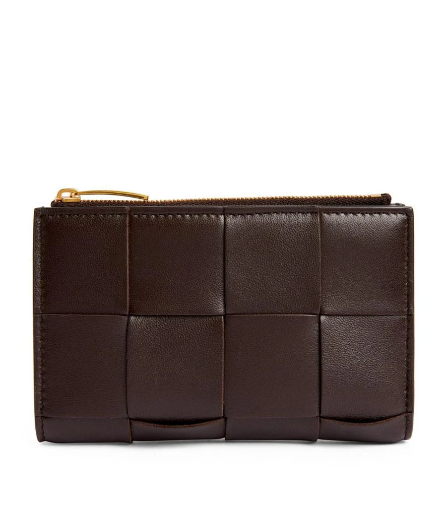 商品Bottega Veneta|Leather Intrecciato Bifold Wallet,价格¥6314,第1张图片