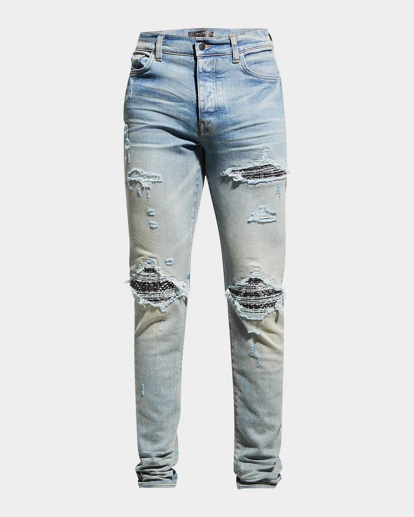 商品AMIRI|Men's MX1 Bandana Repair Skinny Jeans,价格¥8511,第1张图片