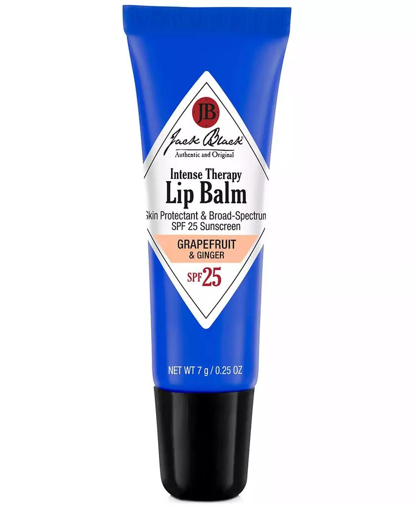 商品Jack Black|Intense Therapy Lip Balm SPF 25 with Grapefruit & Ginger, 0.25 oz,价格¥77,第1张图片