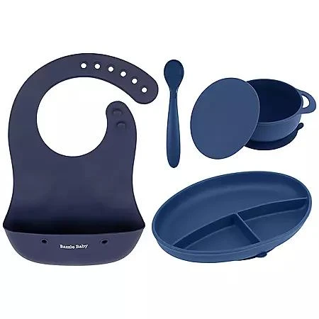 商品Bazzle Baby|Foodie Silicone Feeding Set by Bazzle Baby, Choose Color,价格¥166,第1张图片