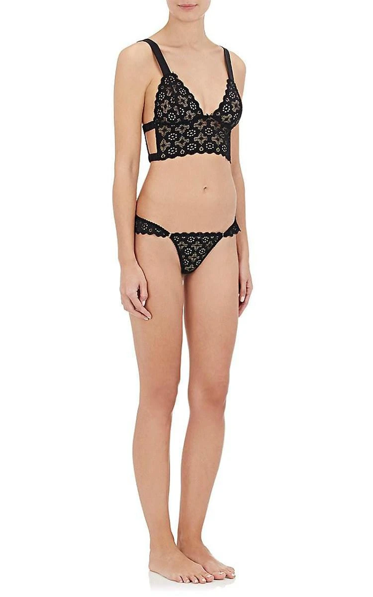 商品Fleur du Mal|Crochet Lace Longline Bralette,价格¥718,第3张图片详细描述