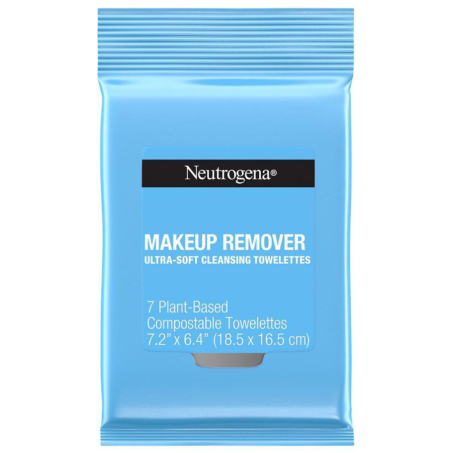 商品Neutrogena|Makeup Remover Cleansing Towelettes, Travel Pack,价格¥21,第1张图片