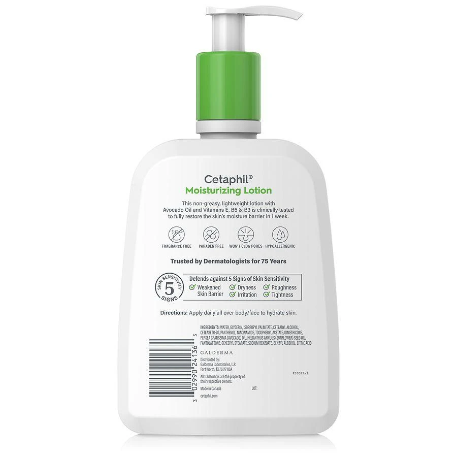 商品Cetaphil|Moisturizing Lotion Unscented,价格¥119,第2张图片详细描述