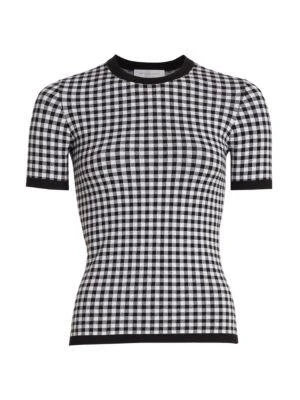 商品Michael Kors|Gingham Pullover Top,价格¥1173,第1张图片