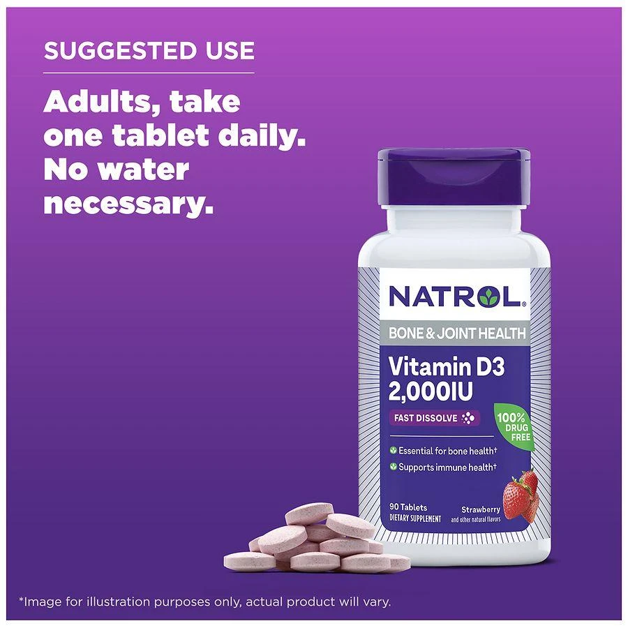 Vitamin D3 Bone & Joint Health Tablets Strawberry 商品