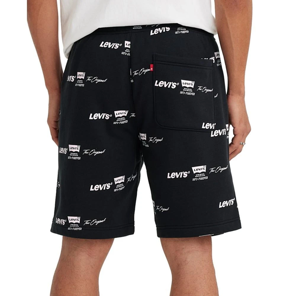 商品Levi's|Men's Relaxed Fit Drawstring Allover Logo Print Shorts,价格¥219,第2张图片详细描述