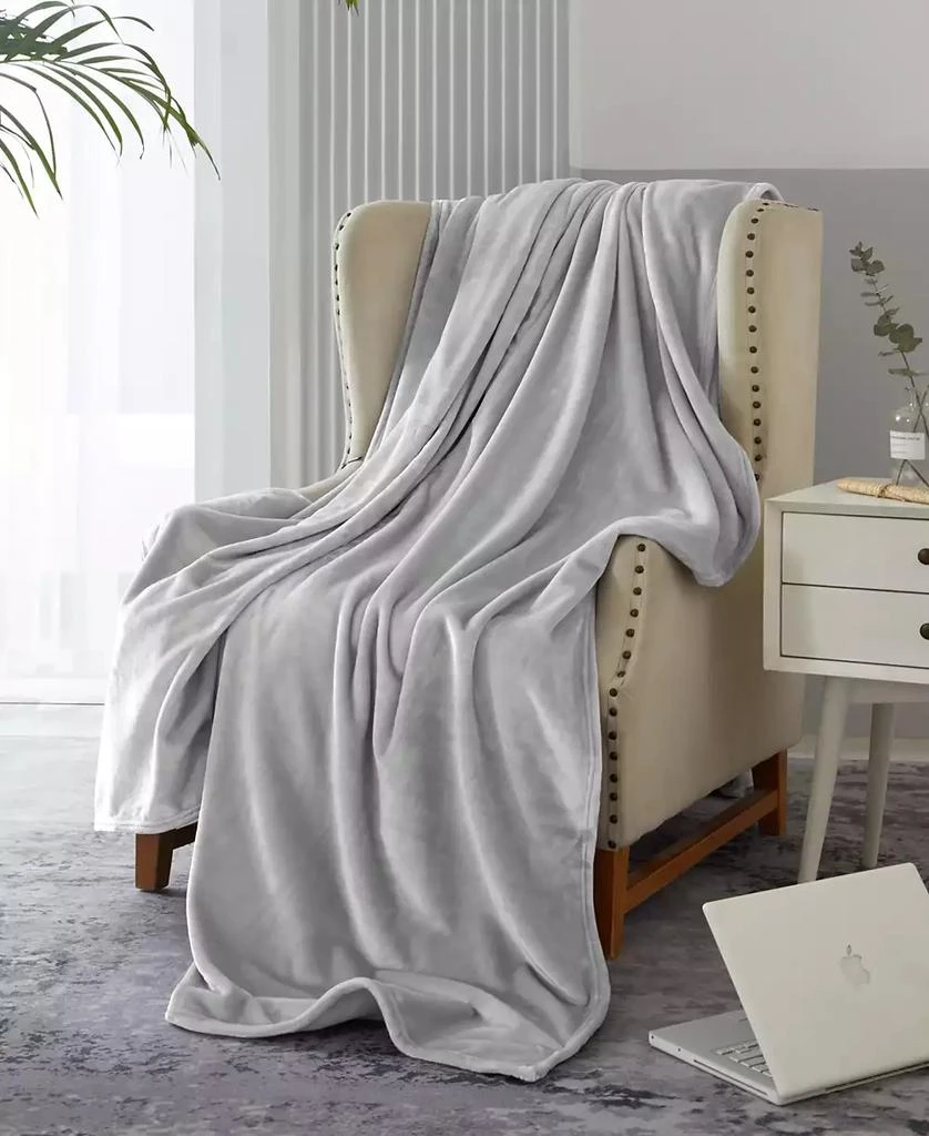 商品Serta|So Huge Oversized Fleece Blanket, 10'X 10',价格¥636,第4张图片详细描述