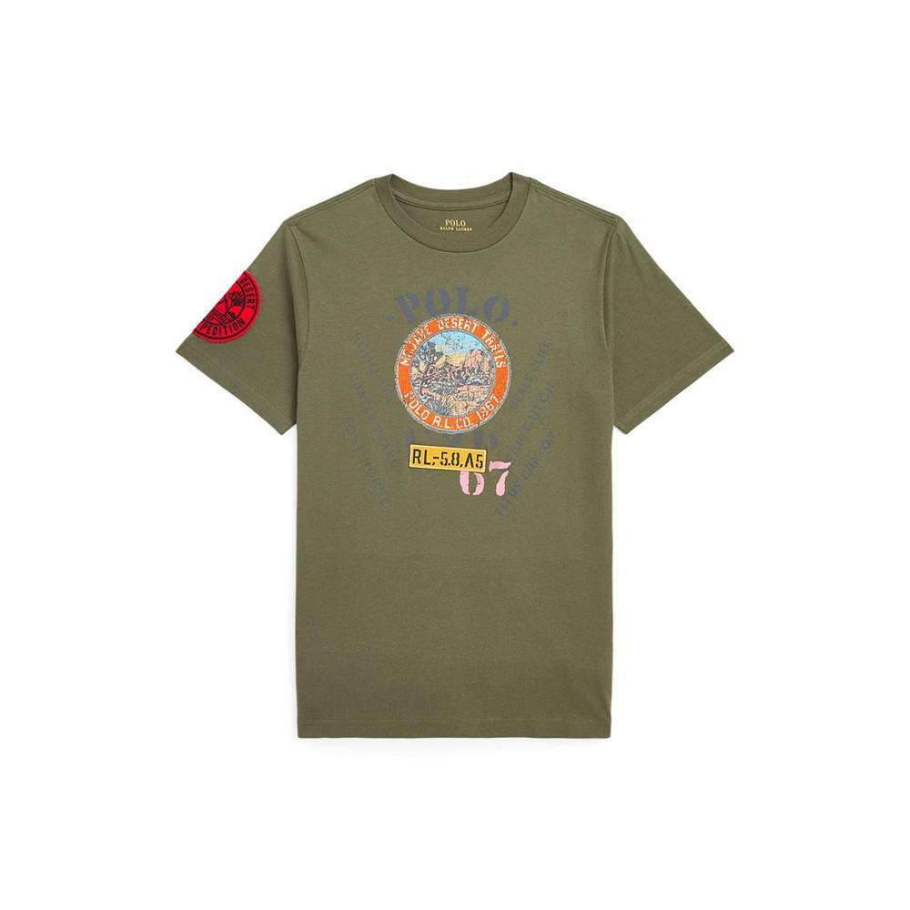 商品Ralph Lauren|Big Boys Cotton Jersey Short Sleeve Graphic T-shirt,价格¥275,第1张图片