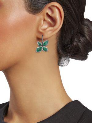 Luxe Crystal Drop Earrings商品第2张图片规格展示