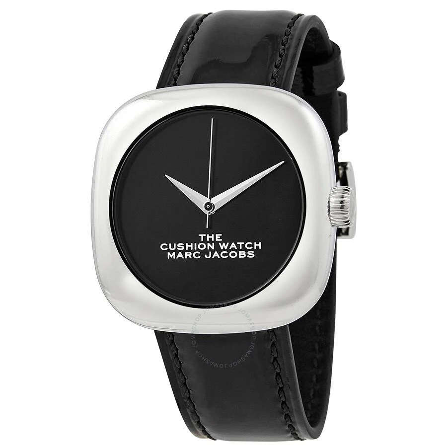 商品Marc Jacobs|The Cushion Quartz Black Dial Ladies Watch MJ0120179301,价格¥596,第1张图片