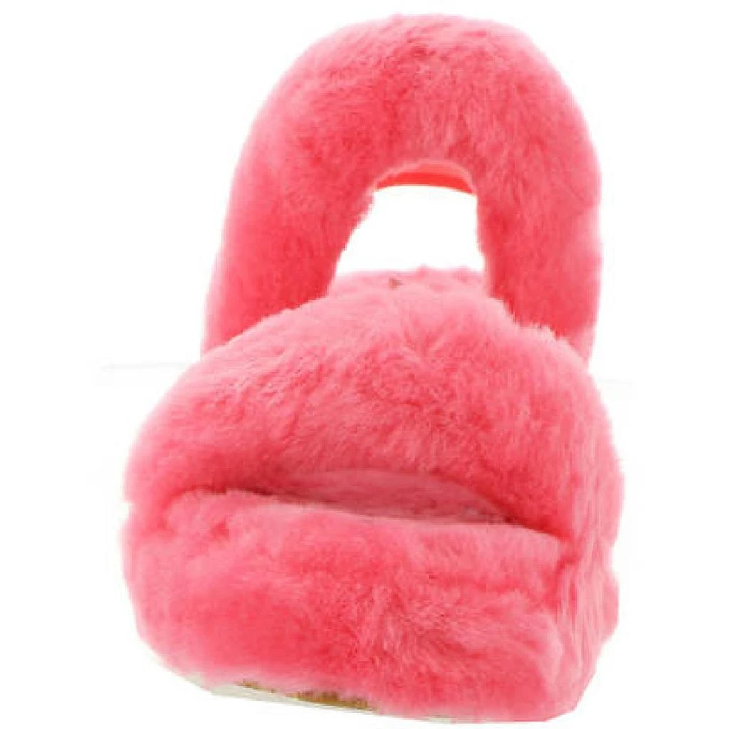 Ugg Womens Oh Yeah Shearling Open Toe Slip-On Slippers 商品