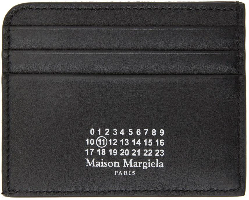 商品MAISON MARGIELA|Black Leather Card Holder,价格¥1481,第1张图片