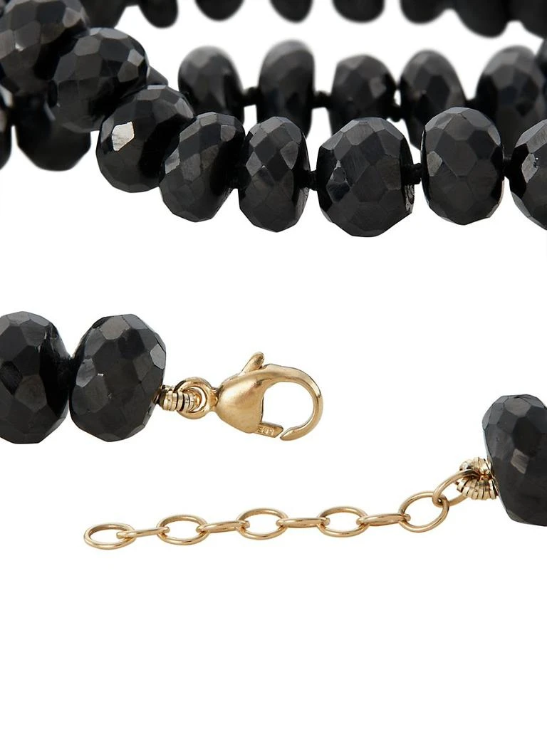 商品Jia Jia|Oracle Faceted Black Spinel Necklace,价格¥4489,第3张图片详细描述